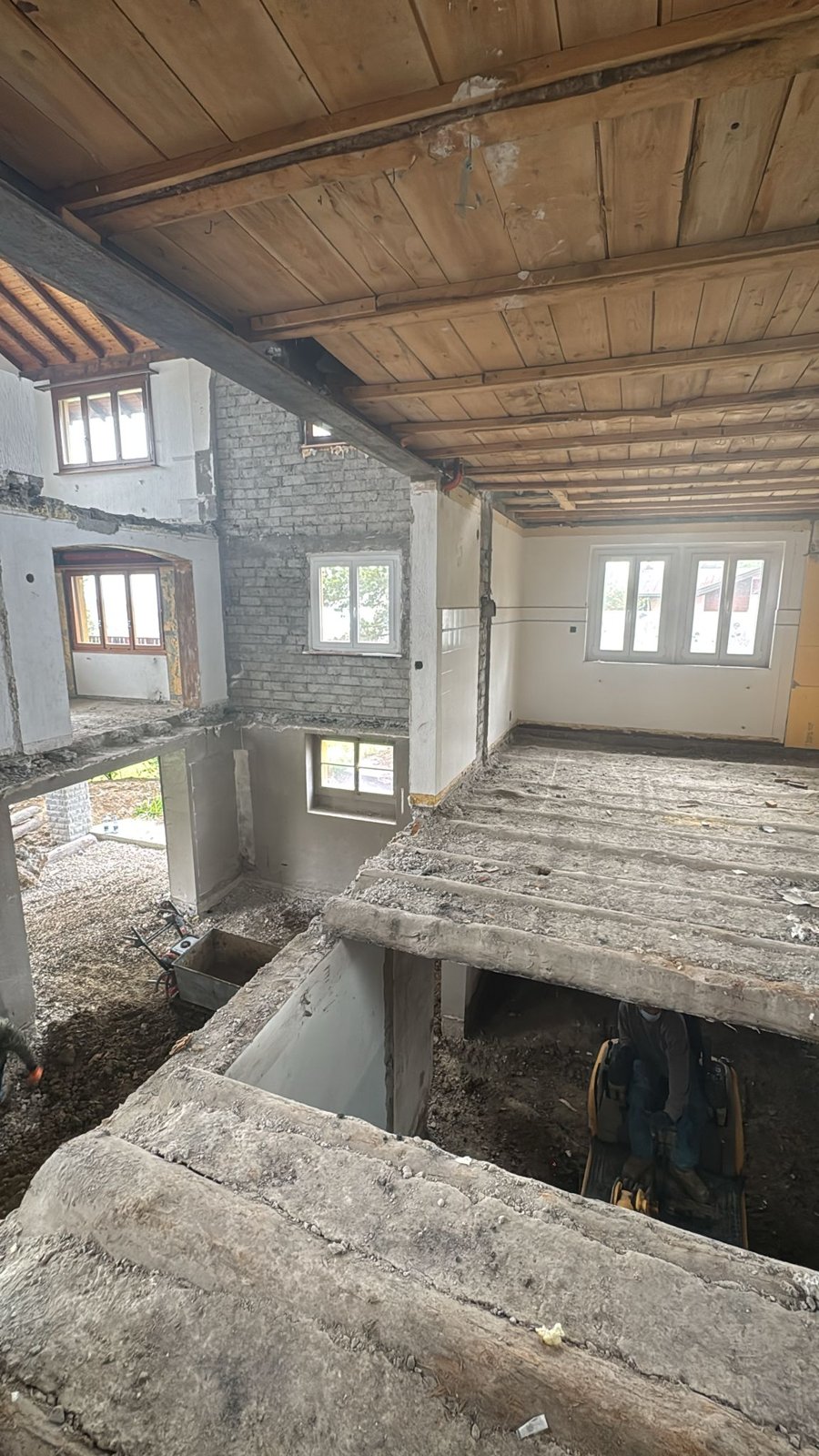 Chantier de l'Immeuble Bella Tola, avancement des travaux, mai 2026